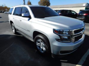 2015 Chevrolet Tahoe- Silver, 12 payments @ $1061.64, $4000.00 Down, 21% APR ,80% Residual 